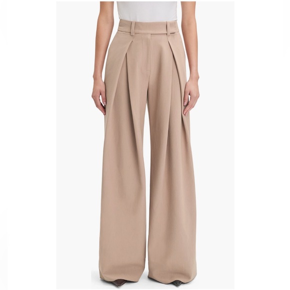 Favorite Daughter Tan Wide-Leg Pants - Picture 4 of 15